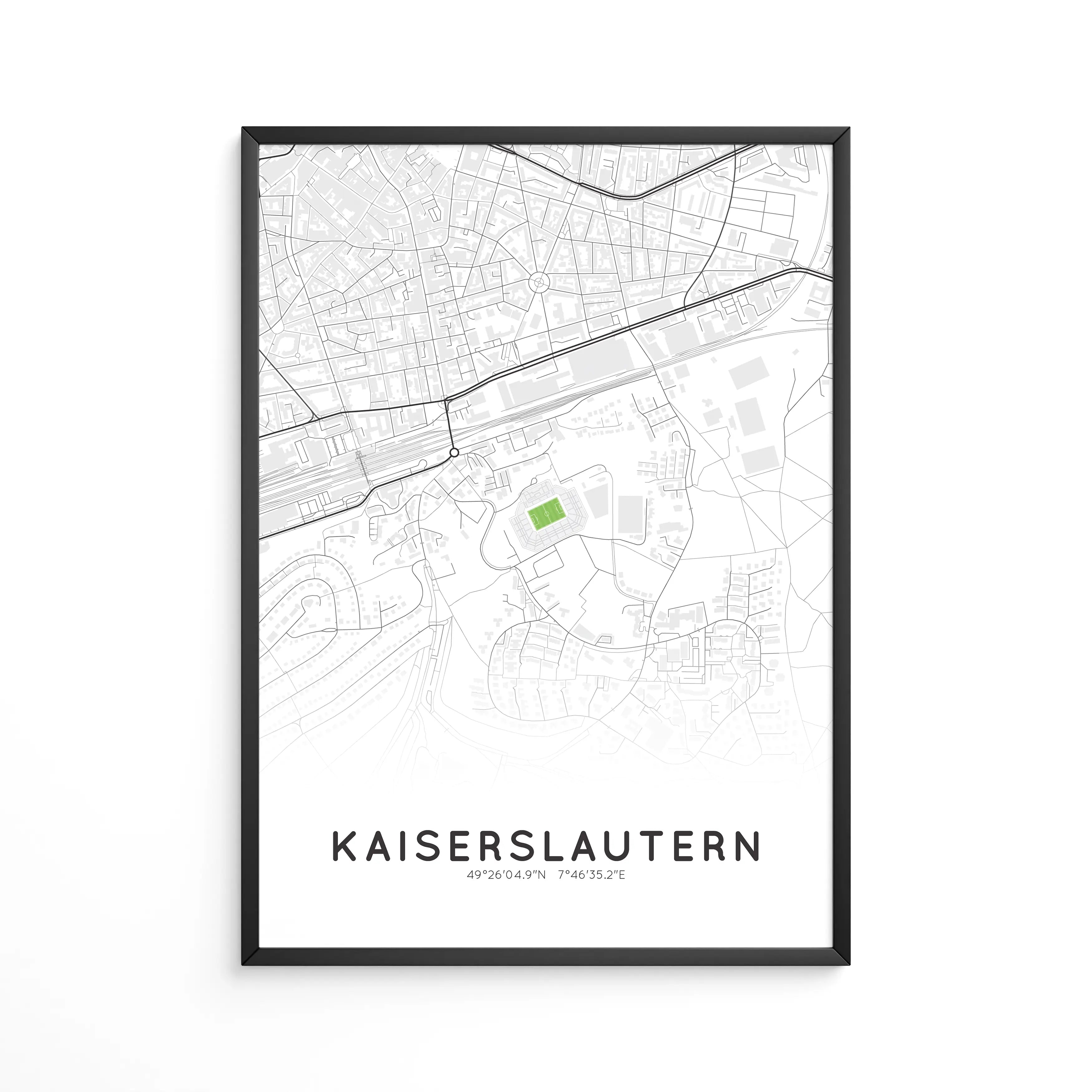 Stadtkarte Kaiserslautern