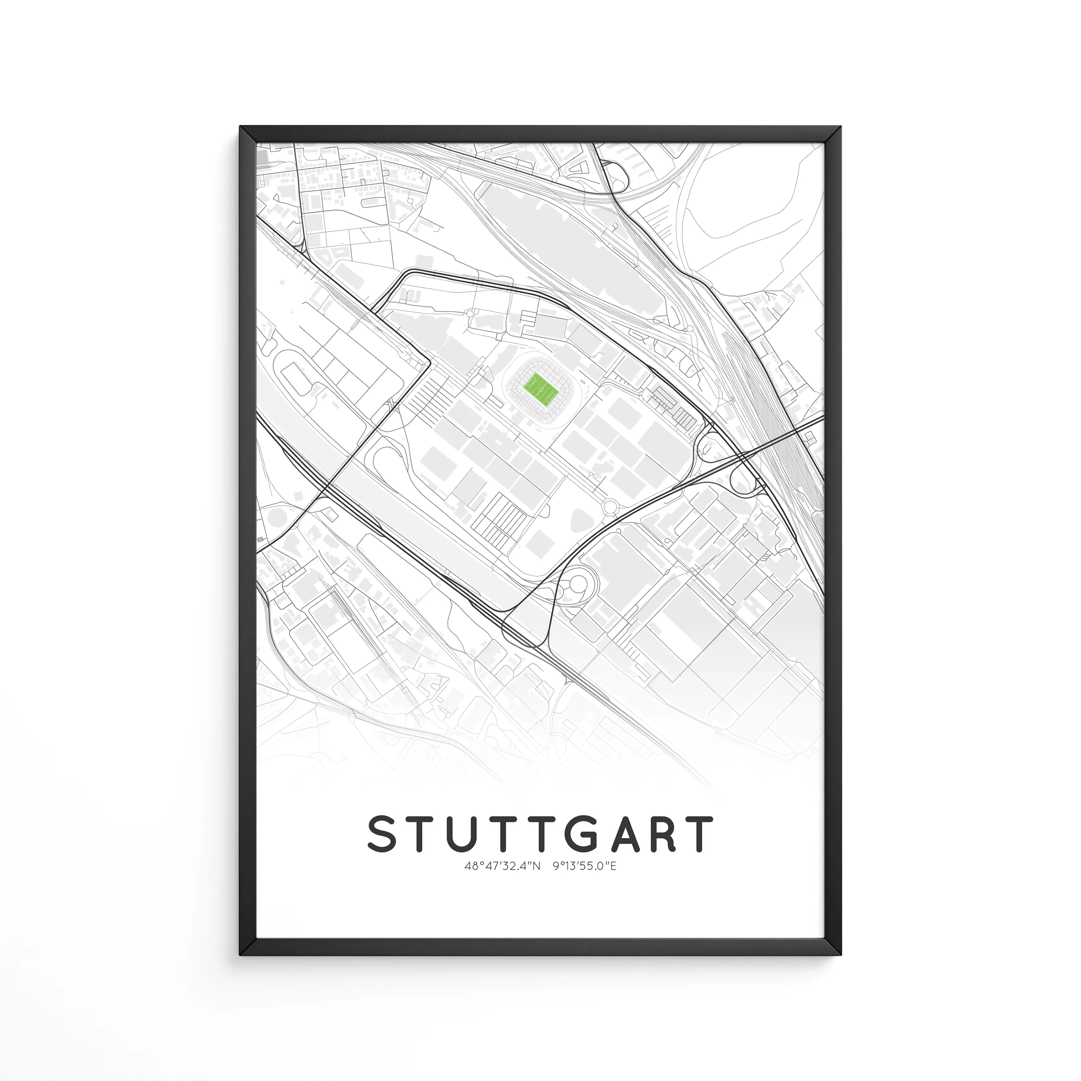 Stadtkarte Stuttgart